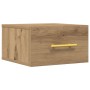 gabinete de noche montado en la pared  de roble artesanal 35x35x20 cm | Foro24.es | Tu tienda online para hogar, jardín y más Foro24.es