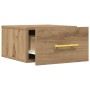 gabinete de noche montado en la pared  de roble artesanal 35x35x20 cm | Foro24.es | Tu tienda online para hogar, jardín y más Foro24.es