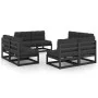 8-piece garden furniture set with solid pine wood cushions by vidaXL, Garden sets - Ref: Foro24-3076323, Price: 795,38 €, Dis...