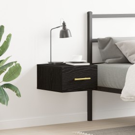 Cabinet de Noche Wall-Mounted Negro Roble