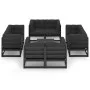 9-piece garden furniture set with solid pine wood cushions by vidaXL, Garden sets - Ref: Foro24-3076343, Price: 1,00 €, Disco...