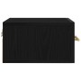 Mesitas de Noche 2 pcs Montadas en la Pared de Roble Negro 35x35x20 cm von , Schließfächer und Lagerschränke - Ref: Foro24-86...