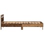 Marco de Cama con Luces LED Madera Vieja 90x200 cm Madera Compensada by , Beds and slatted bases - Ref: Foro24-863795, Price:...
