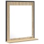 Espejo de baño con estante de roble sonoma 50x12x60 cm de madera elaborada by , bathroom vanities - Ref: Foro24-864339, Price...