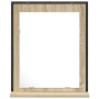 Espejo de baño con estante de roble sonoma 50x12x60 cm de madera elaborada by , bathroom vanities - Ref: Foro24-864339, Price...