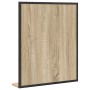 Espejo de baño con estante de roble sonoma 50x12x60 cm de madera elaborada by , bathroom vanities - Ref: Foro24-864339, Price...