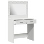 Mesa de tocador con luces LED - Blanca, 78.5 x 41 x 135 cm de , Tocadores para dormitorios - Ref: Foro24-865028, Precio: 121,...