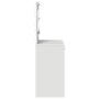 Mesa de tocador con luces LED - Blanca, 78.5 x 41 x 135 cm de , Tocadores para dormitorios - Ref: Foro24-865028, Precio: 121,...