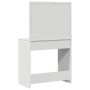 Mesa de tocador con luces LED - Blanca, 78.5 x 41 x 135 cm de , Tocadores para dormitorios - Ref: Foro24-865028, Precio: 121,...