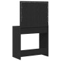 Mesa de tocador con luces LED en Roble Negro 78,5x41x135 cm de , Tocadores para dormitorios - Ref: Foro24-865029, Precio: 124...