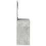 Mesa de Tocador con Luces LED Gris Concreto 78,5x41x135 cm de , Tocadores para dormitorios - Ref: Foro24-865031, Precio: 117,...