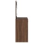 Tocador con Luces LED Madera Roble 78,5x41x135 cm de , Tocadores para dormitorios - Ref: Foro24-865034, Precio: 142,49 €, Des...