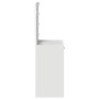 Mesa de Tocador con Luces LED Blanca 50x41x135 cm de , Tocadores para dormitorios - Ref: Foro24-865037, Precio: 95,63 €, Desc...
