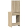 Tocador con luces LED Roble Sonoma 50x41x135 cm de , Tocadores para dormitorios - Ref: Foro24-865039, Precio: 92,94 €, Descue...