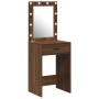 Mesa de tocador con luces LED Marrón Roble 50x41x135 cm von , Schlafzimmerkommoden - Ref: Foro24-865043, Preis: 95,63 €, Raba...