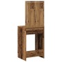 Mesa de tocador con luces LED Madera antigua 50x41x135 cm de , Tocadores para dormitorios - Ref: Foro24-865044, Precio: 92,79...