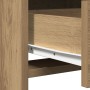 Mesa de tocador con luces LED de roble artesano 50x41x135 cm de , Tocadores para dormitorios - Ref: Foro24-865045, Precio: 93...