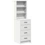 Alacena Blanca 40x41x135 cm Madera Elaborada de , Aparadores - Ref: Foro24-865046, Precio: 95,99 €, Descuento: %