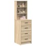 Alto Sonoma Roble 40x41x135 cm Madera Elaborada de , Aparadores - Ref: Foro24-865048, Precio: 93,11 €, Descuento: %