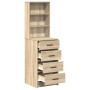 Alto Sonoma Roble 40x41x135 cm Madera Elaborada de , Aparadores - Ref: Foro24-865048, Precio: 93,11 €, Descuento: %