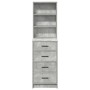 Alacena Gris Concreto 40x41x135 cm Madera Ingenierizada de , Aparadores - Ref: Foro24-865049, Precio: 93,11 €, Descuento: %