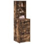 Highboard de Roble Ahumado 40x41x135 cm de Madera Elaborada de , Aparadores - Ref: Foro24-865050, Precio: 107,13 €, Descuento: %