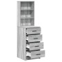 Alacena Gris Sonoma 40x41x135 cm Madera elaborada de , Aparadores - Ref: Foro24-865051, Precio: 108,14 €, Descuento: %