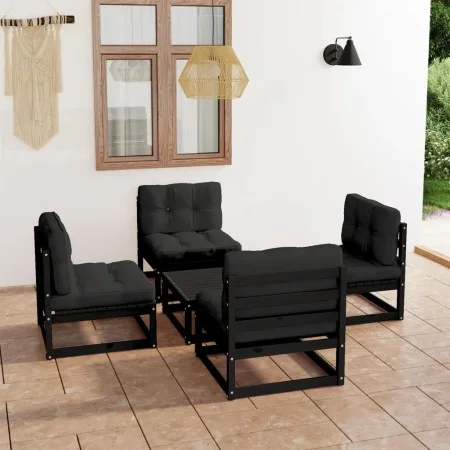 5-piece garden furniture set with solid pine wood cushions by vidaXL, Garden sets - Ref: Foro24-3076318, Price: 473,10 €, Dis...