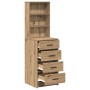 Highboard Roble Artesanal 40x41x135 cm Madera Elaborada de , Aparadores - Ref: Foro24-865054, Precio: 104,02 €, Descuento: %