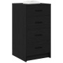 Aparador Roble Negro 40x41x75 cm Madera Elaborada de , Aparadores - Ref: Foro24-865056, Precio: 83,61 €, Descuento: %