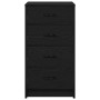 Aparador Roble Negro 40x41x75 cm Madera Elaborada de , Aparadores - Ref: Foro24-865056, Precio: 83,61 €, Descuento: %