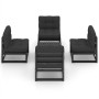 5-piece garden furniture set with solid pine wood cushions by vidaXL, Garden sets - Ref: Foro24-3076318, Price: 493,27 €, Dis...