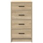 Buffet de roble Sonoma 40x41x75 cm de madera contrachapada de , Aparadores - Ref: Foro24-865057, Precio: 79,01 €, Descuento: %