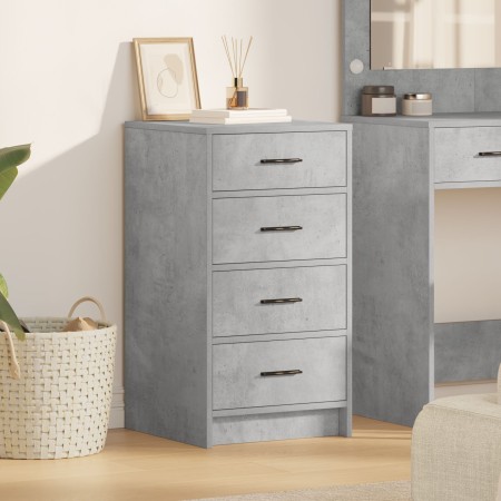 Sideboard Gris cemento 40x41x75 cm Madera de ingeniería de , Aparadores - Ref: Foro24-865058, Precio: 78,89 €, Descuento: %