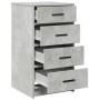 Sideboard Gris cemento 40x41x75 cm Madera de ingeniería de , Aparadores - Ref: Foro24-865058, Precio: 78,89 €, Descuento: %