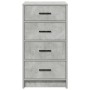Sideboard Gris cemento 40x41x75 cm Madera de ingeniería de , Aparadores - Ref: Foro24-865058, Precio: 78,89 €, Descuento: %