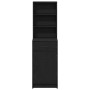 Armario Alto en Roble Negro - 40x41x135 cm, Hecho de Madera Ingenierizada de , Aparadores - Ref: Foro24-865074, Precio: 84,64...