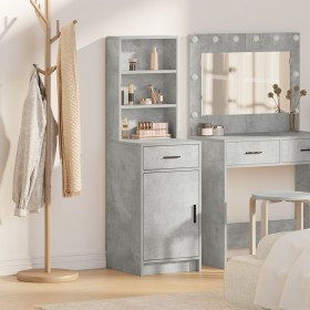 Armario Alto Gris Concreto 40x41x135 cm de Madera Elaborada von , Sideboards - Ref: Foro24-865076, Preis: 90,30 €, Rabatt: %