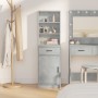 Armario Alto Gris Concreto 40x41x135 cm de Madera Elaborada de , Aparadores - Ref: Foro24-865076, Precio: 79,94 €, Descuento: %
