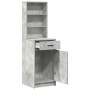 Armario Alto Gris Concreto 40x41x135 cm de Madera Elaborada de , Aparadores - Ref: Foro24-865076, Precio: 79,94 €, Descuento: %