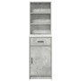 Armario Alto Gris Concreto 40x41x135 cm de Madera Elaborada de , Aparadores - Ref: Foro24-865076, Precio: 79,94 €, Descuento: %