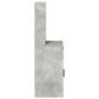 Armario Alto Gris Concreto 40x41x135 cm de Madera Elaborada de , Aparadores - Ref: Foro24-865076, Precio: 79,94 €, Descuento: %