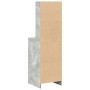 Armario Alto Gris Concreto 40x41x135 cm de Madera Elaborada de , Aparadores - Ref: Foro24-865076, Precio: 79,94 €, Descuento: %
