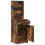 Gabinete Alto en Roble Ahumado, 40x41x135 cm, Hecho de Madera Elaborada de , Aparadores - Ref: Foro24-865077, Precio: 92,26 €...
