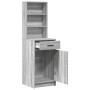 Alto Gris Sonoma 40x41x135 cm Madera Elaborada de , Aparadores - Ref: Foro24-865078, Precio: 82,27 €, Descuento: %