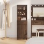 Armario Alto Roble Marrón 40x41x135 cm Madera Elaborada by , Sideboards - Ref: Foro24-865079, Price: 92,21 €, Discount: %