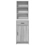 Alto Gris Sonoma 40x41x135 cm Madera Elaborada de , Aparadores - Ref: Foro24-865078, Precio: 82,27 €, Descuento: %