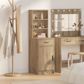 Gabinete alto de roble artesanal 40x41x135 cm de madera de ingeniería von , Sideboards - Ref: Foro24-865081, Preis: 89,71 €, ...