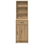 Gabinete alto de roble artesanal 40x41x135 cm de madera de ingeniería de , Aparadores - Ref: Foro24-865081, Precio: 79,42 €, ...