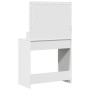Mesa de tocador con luces LED, Blanca, 79x41x135 cm de , Tocadores para dormitorios - Ref: Foro24-865082, Precio: 123,96 €, D...